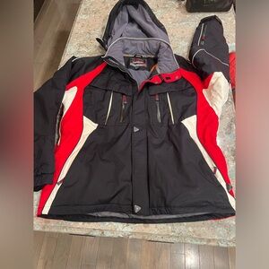 Men’s Size XXL Karbon Hooded Ski Jacket